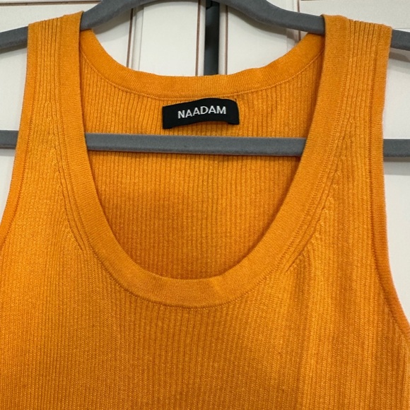 NAADAM Silk Cashmere Midi Tank Dress (D6) - Picture 4 of 5